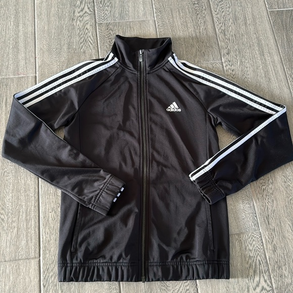 Adidas 3-Stripes Down Jacket in Black - Picture 2 of 10